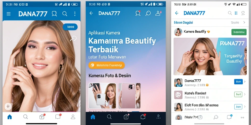 Tampilan antarmuka utama DANA777 yang intuitif dan menarik.