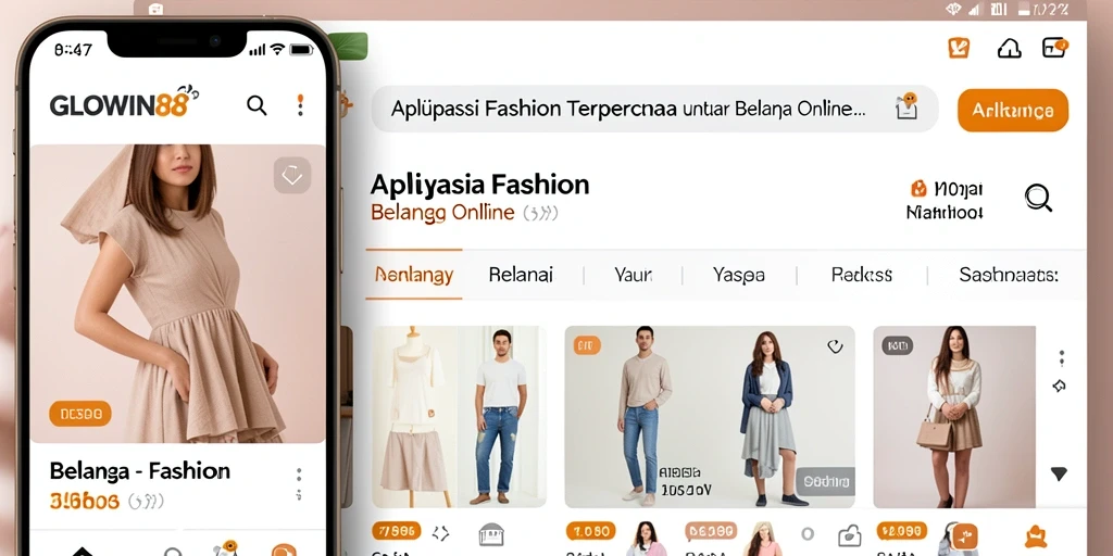 Tampilan antarmuka aplikasi GLOWIN88 yang menarik dan fungsional.