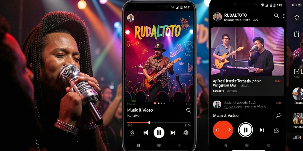 Tampilan antarmuka RUDALTOTO yang menarik untuk karaoke.